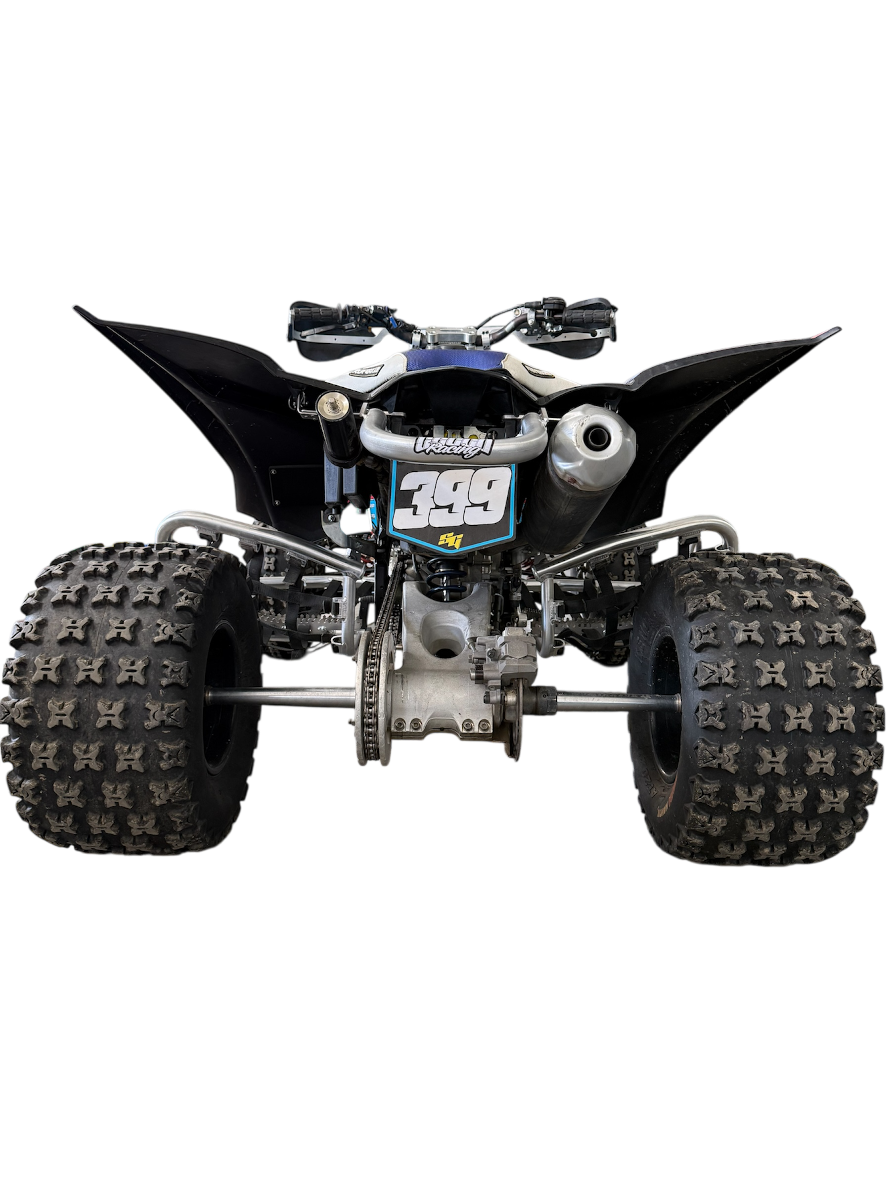 YAMAHA YFZ450R REAR GRAB BAR (4" DROP) PHAT