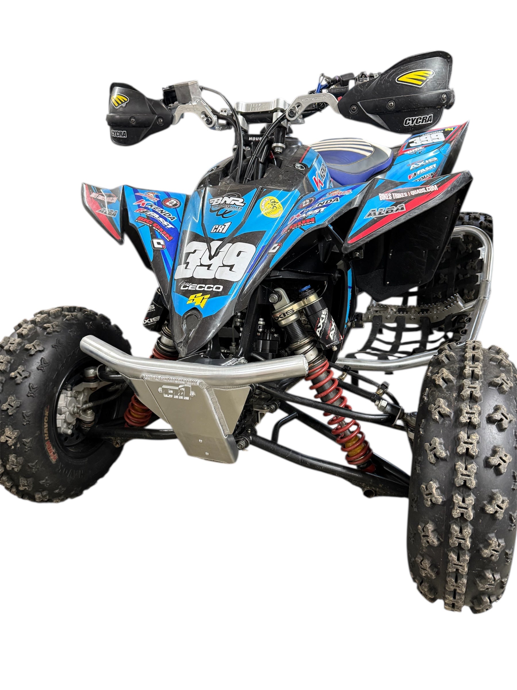 YAMAHA YFZ450R FRONT BUMPER - BULLHORN LOW