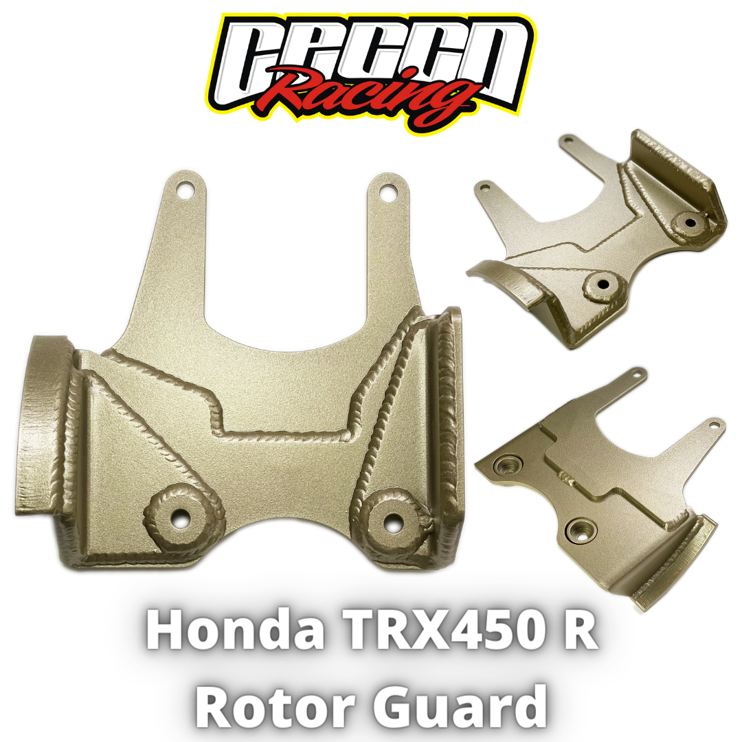 HONDA TRX450R SWINGARM ROTOR GUARD SKIDPLATE
