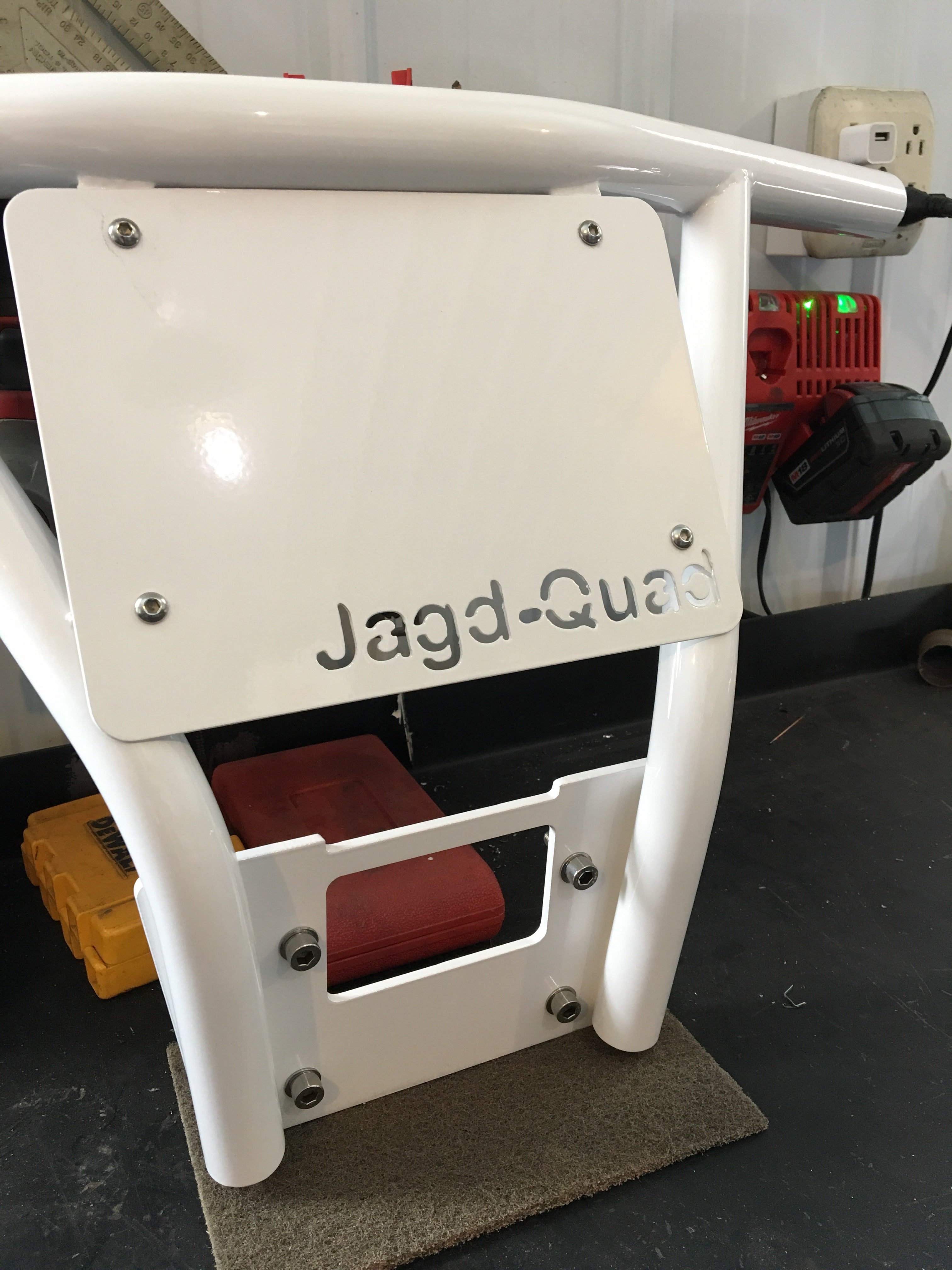 Renegade "Bulldozer" Bumper Replacement Grill Guard / Number Plate