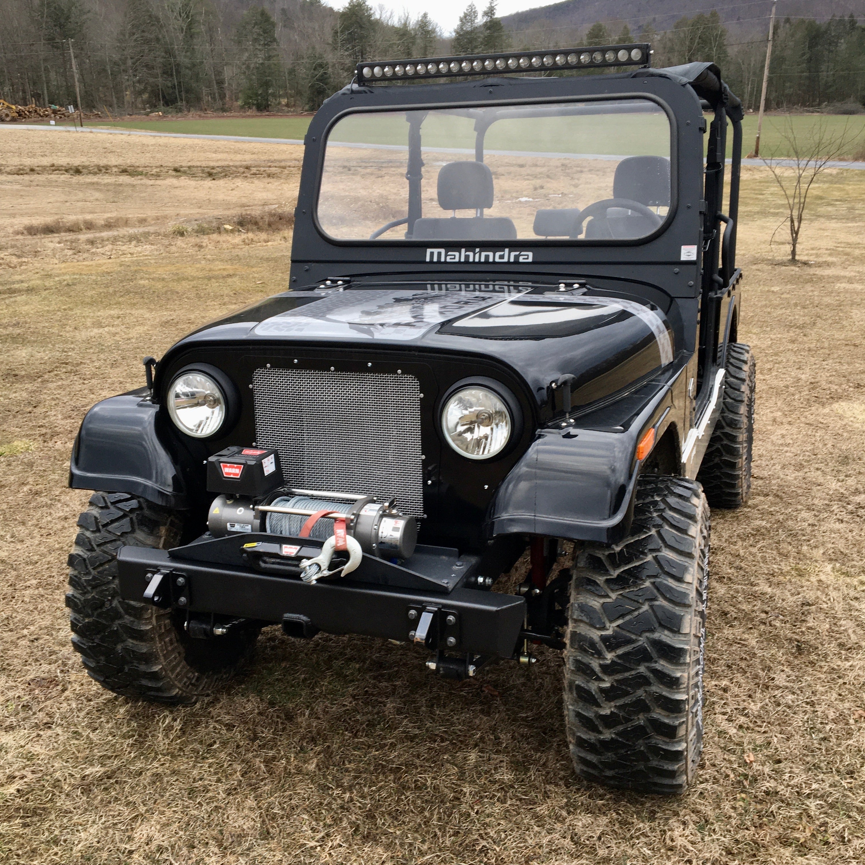 ROXOR STUBBY BUMPER - 42" WIDE PLUS 2" RECEIVER